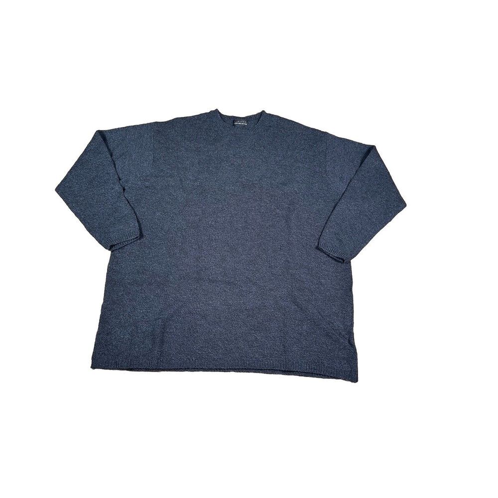 Limited‎ London Paris New York Sweater Dark Gray Three Quarter Sleeve Size Large